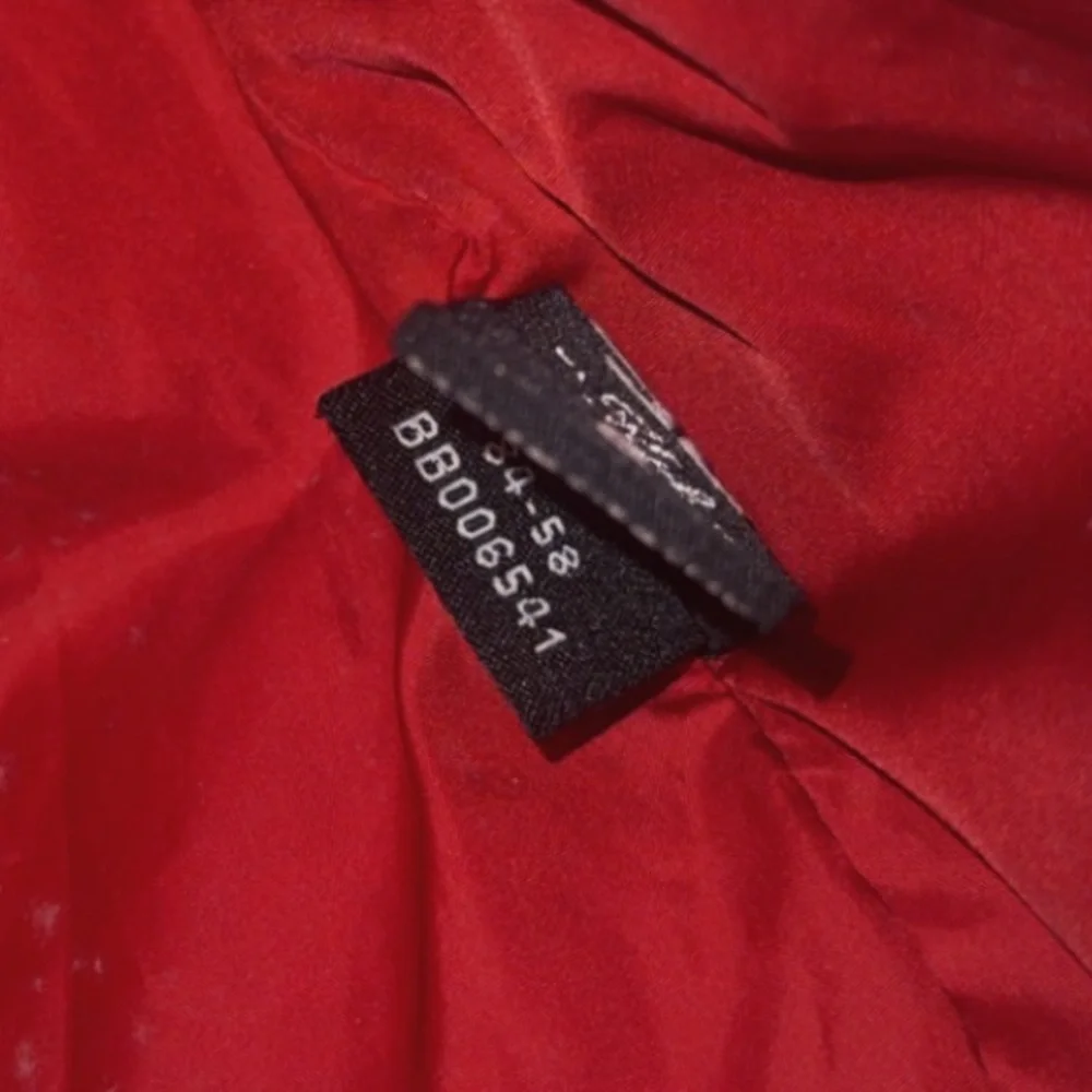 JORDAN CRAIG boy's youth metallic holographic hooded bubble jacket red 6 read - Picture 6 of 12
